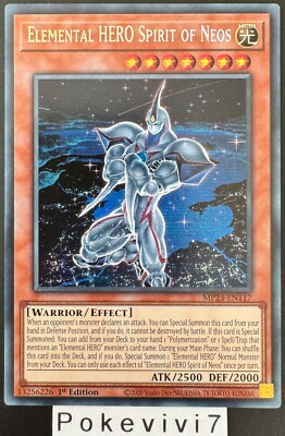 YU-GI-OH! Card ELEMENTAL HERO SPIRIT OF NEOS MP23-EN117 Secret Rare NEW-image