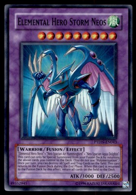 Yu-Gi-Oh! Elemental Hero Storm Neos #PTDN-EN043 Light Play-image