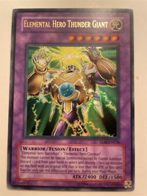 YuGiOh Elemental Hero Thunder Giant TLM-EN036 Ultra Rare MINT/NEAR MINT @-image