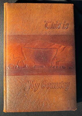 This is My Country 1944 1st ed. Hardbound Mission Leather (incl. Pictorial Map)-image
