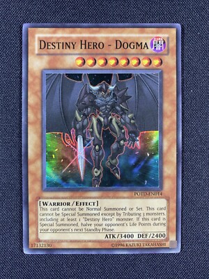 Yugioh Card - Destiny Hero Dogma POTD-EN014 - Unlimited Super Rare MP-image