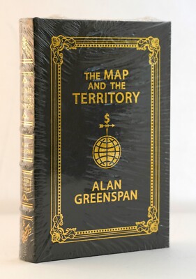 The Map and The Territory SIGNED Alan Greenspan SEALED Easton Press 1st EDITION-image