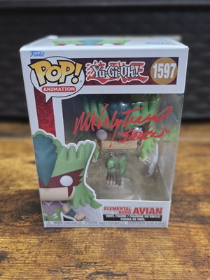 JSA Signed Labyorteaux Funko Pop! Vinyl: Yu-Gi-Oh! Elemental Hero Avian #1597-image