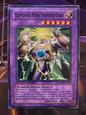 Elemental Hero Thunder Giant - NM - MF01-EN001 - Limited Parallel - YuGiOh-image
