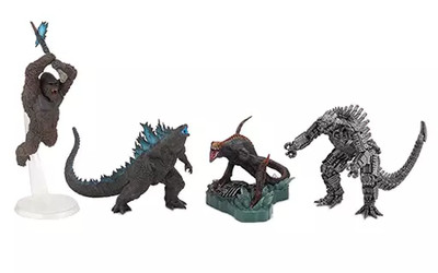 Trading Figures, All 4 Types Set, Gekizo Series Godzilla Vs. Kong 2021-image
