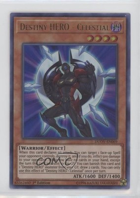 Destiny HERO - Celestial Ultra Rare 1st Ed. YuGiOh Duel Overload 00jz-image