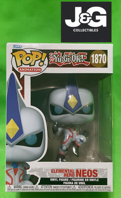 Funko Pop! Yu-Gi-Oh! Elemental Hero Neos #1870 With Protector-image