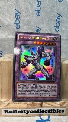 Elemental Hero Brave Neos SAST-EN035 Super Rare 1st Ed Yu-Gi-Oh!-image
