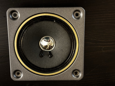 VINTAGE FISHER Midrange Driver Speaker MODEL STV 410M   60 WATT GREAT SOUND-image