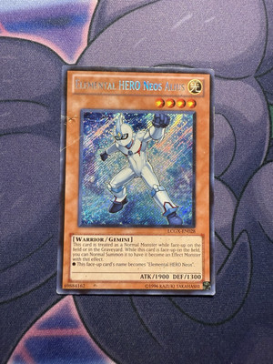 Elemental HERO Neos Alius LCGX-EN028 Secret Rare Unlimited - Damaged-image