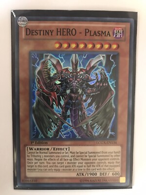 Yu-Gi-Oh! Destiny Hero - Plasma - Super - LCGX-EN134 - NM NP 1st Ed-image