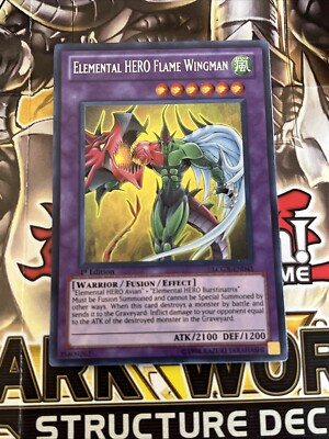 Elemental HERO Flame Wingman LCGX-EN045 Legendary Collection 2: The Duel Academy-image