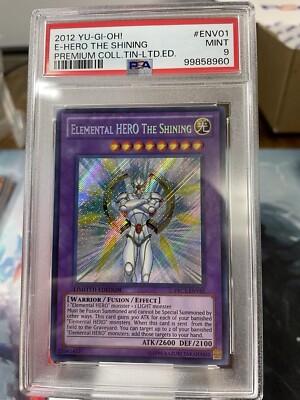 Yu-Gi-Oh! Elemental HERO The Shining PRC1-ENV01 Limited Secret Rare Near Mint-image