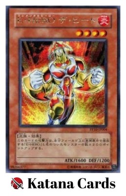 Yugioh Cards | Elemental HERO Heat Secret Rare | PP10-JP004 Japanese-image