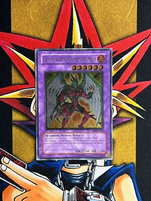 EOJ-EN032 Elemental Hero Phoenix Enforcer Ultimate Rare 1st Edition LP Yugioh-image