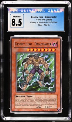 CGC 8.5 - 2006 Yu-Gi-Oh! Eoj-En004K Destiny Hero - Dreadmaster Mail In Redemptio-image