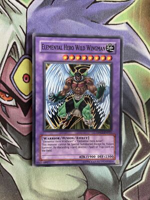 DP03-EN011 Elemental Hero Wild Wingman Common UNL Edition NM Yugioh Card-image