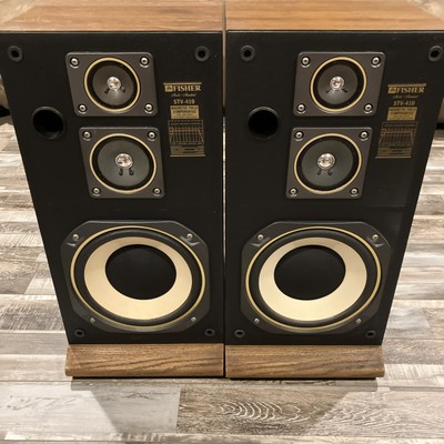 Vintage Fisher Studio Standard STV-420 Speaker's Work & Sound Great - See Video-image