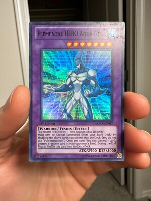 Elemental HERO Aqua Neos - LCGX-EN057 - Super Rare - 1st Edition  YuGiOh-image
