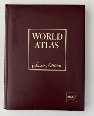 Hammond World Atlas Classics Edition Faux Leatherbound LIKE NEW!-image