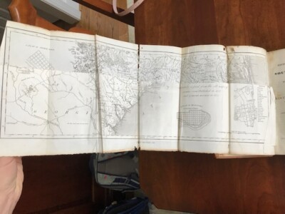 1836 Historical Collections of South Carolina, 2 Vol, Large Folding SC State MAP-image