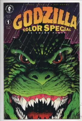 GODZILLA #1 Color Special, VF/NM, Art Adams, 1992, more Horror in store-image