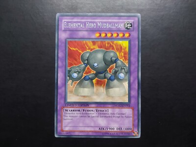 Yugioh - Elemental Hero Mudballman MDP2-EN002 Rare Promo-image