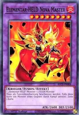 Yu Gi Oh! Elemental HERO Nova Master BLC1-EN068 Common-image