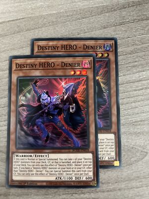 Yugioh! Destiny HERO - Denier BODE-EN018 Super Rare 1st Edition-image