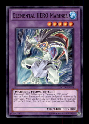 Yugioh LCGX-EN054 Elemental HERO Mariner Unlimited Common Fusion-image