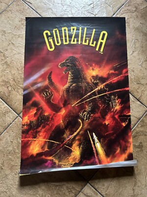 1994 Godzilla Toho Poster Western Graphics Corp 21 x 32 Limited Rare-image