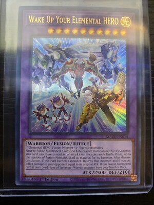 Wake Up Your Elemental HERO (CR) MAZE-EN014 Maze of Memories 1st Edition-image