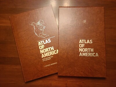 Atlas Of North America: Space Age Portrait Of A Continent National Geographic 85-image