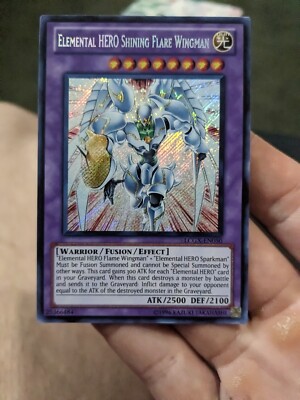 Yu-Gi-Oh! TCG Elemental HERO Shining Flare Wingman Legendary Collection 2...-image