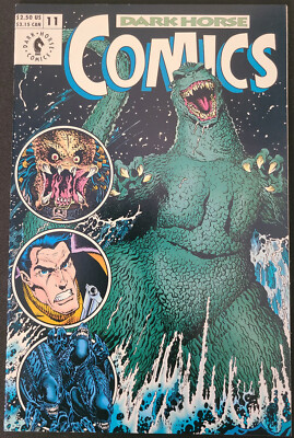 DARK HORSE COMICS #11 (Jul 1993) Godzilla Predator Aliens James Bond ART ADAMS-image