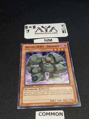 1x Destiny Hero - Defender - BPW2-EN019 - Common 1st Edition NM - Yugioh-image
