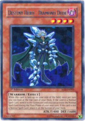 Destiny Hero - Diamond Dude - EOJ-EN003 - Rare - Unlimited Edition x1 - Moderate-image