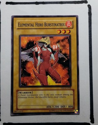 Yugioh Elemental HERO Burstinatrix YSD-EN008 Unlimited Near Mint-image