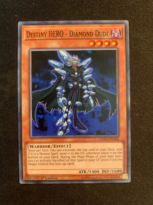 Destiny HERO - Diamond Dude - LEHD-ENA06 - Yu-Gi-Oh Card N/M-image