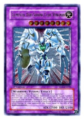 Elemental Hero Shining Flare Wingman - EEN-EN036 - Ultimate Rare - 1st Edition x-image