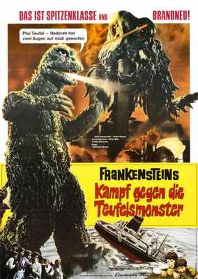 Godzilla Vs Hedorah Poster 03 A4 10x8 Photo Print-image