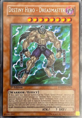 Destiny Hero - Dreadmaster DP05-EN004 1st Edition Rare LP-image