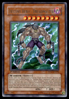 Yu-Gi-Oh! Destiny Hero - Dreadmaster #DP05-EN004 1st Edition Near Mint-image