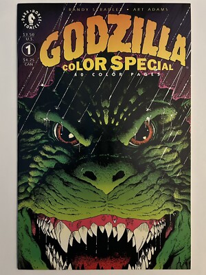 Godzilla Color Special #1 Dark Horse Comics 1992 Art Adams Great Copy NM-image