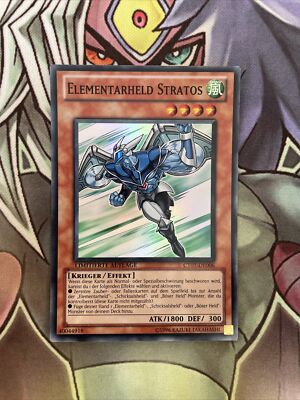 CT07-DE006 Elemental Hero Stratos Common LIMITED Edition NM Yugioh GERMAN -image