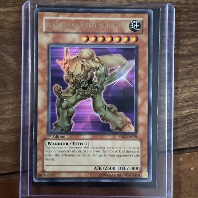 YSD-EN019 Elemental Hero Bladedge Ultra Rare 1st Edition Yugioh Card-image