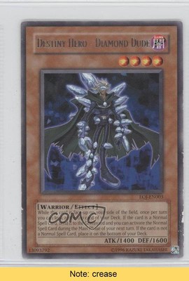R - Destiny HERO Diamond Dude Unlimited YuGiOh Enemy of Justice #EOJ-EN003 a1w-image