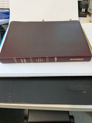 HOLY BIBLE Large Print-Ultra Thin New American Standard Leather - ZONDERVAN-1995-image