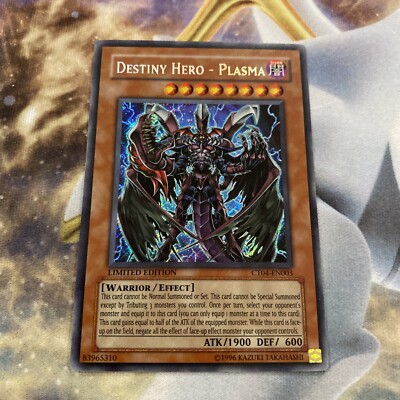 2007 Yugioh, Collector's Tin, CT04 - EN003 Destiny Hero - Plasma Secret Rare-image
