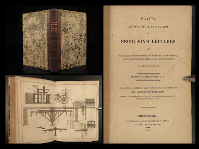 1814 Ferguson Physics ATLAS Inventions Astronomy Isaac Newton Optics Brewster-image